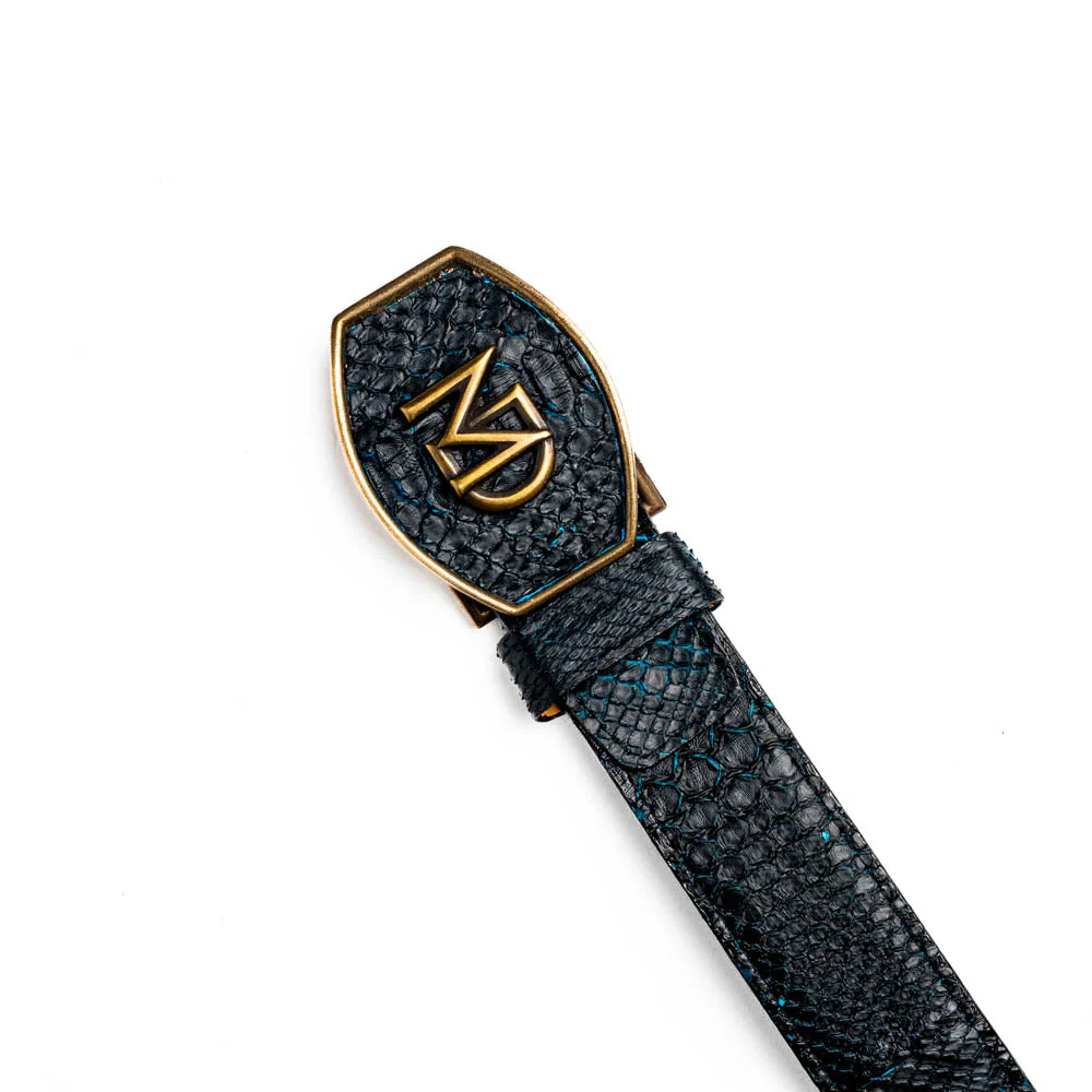 Marco Di Milano Arkansas Belt Black / Blue - Image 2