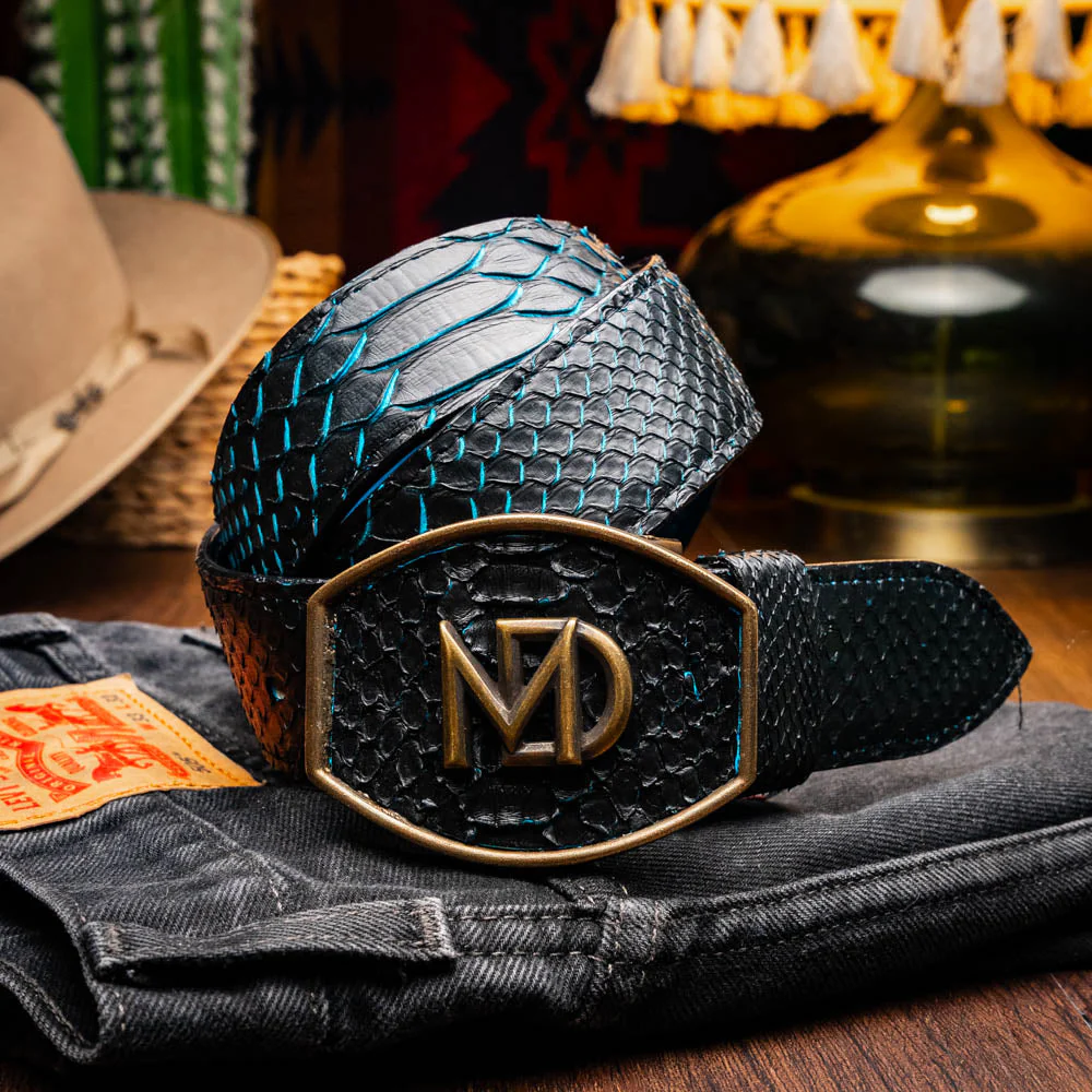Marco Di Milano Arkansas Belt Black / Blue - Image 5