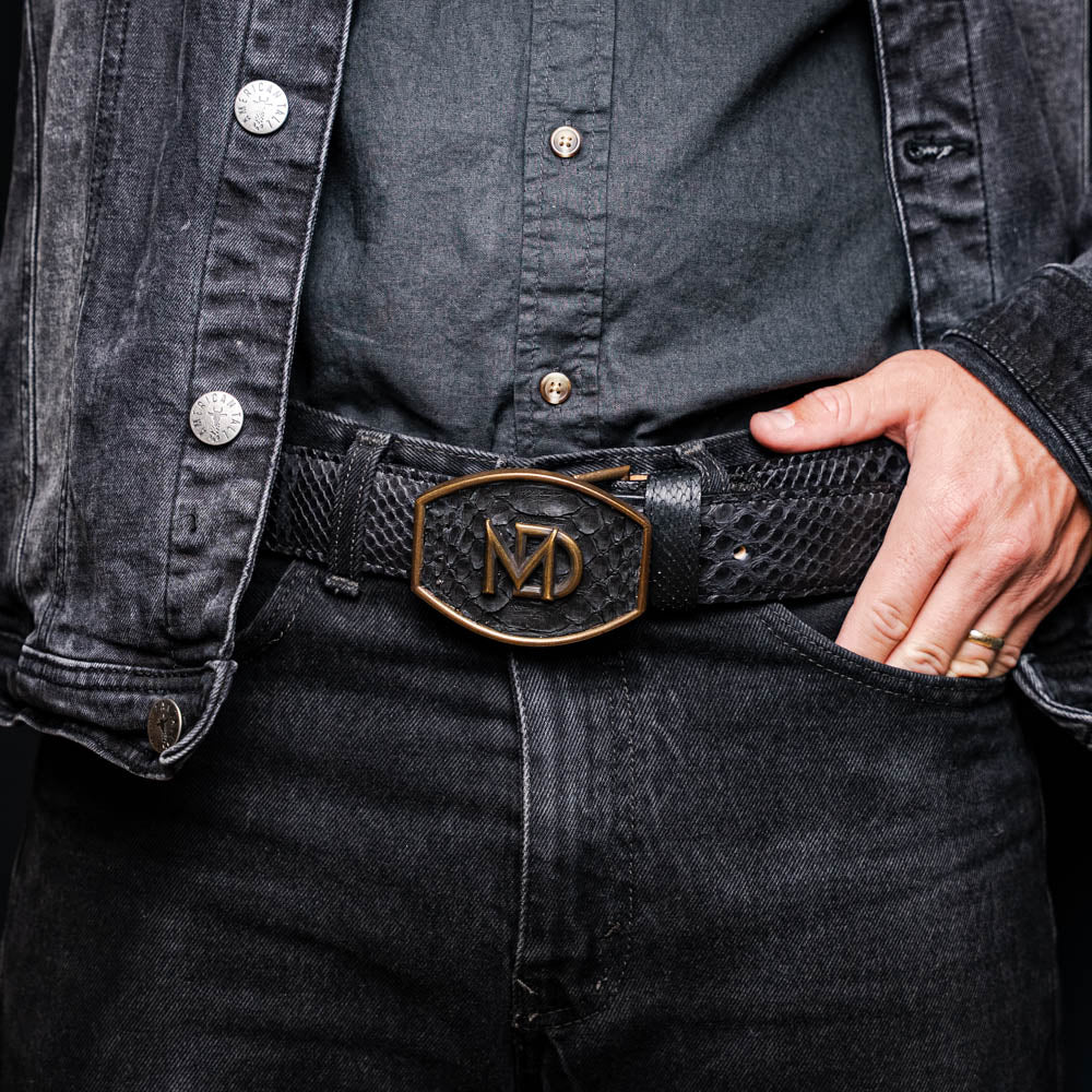 Marco Di Milano Arkansas Belt Black / Blue - Image 9