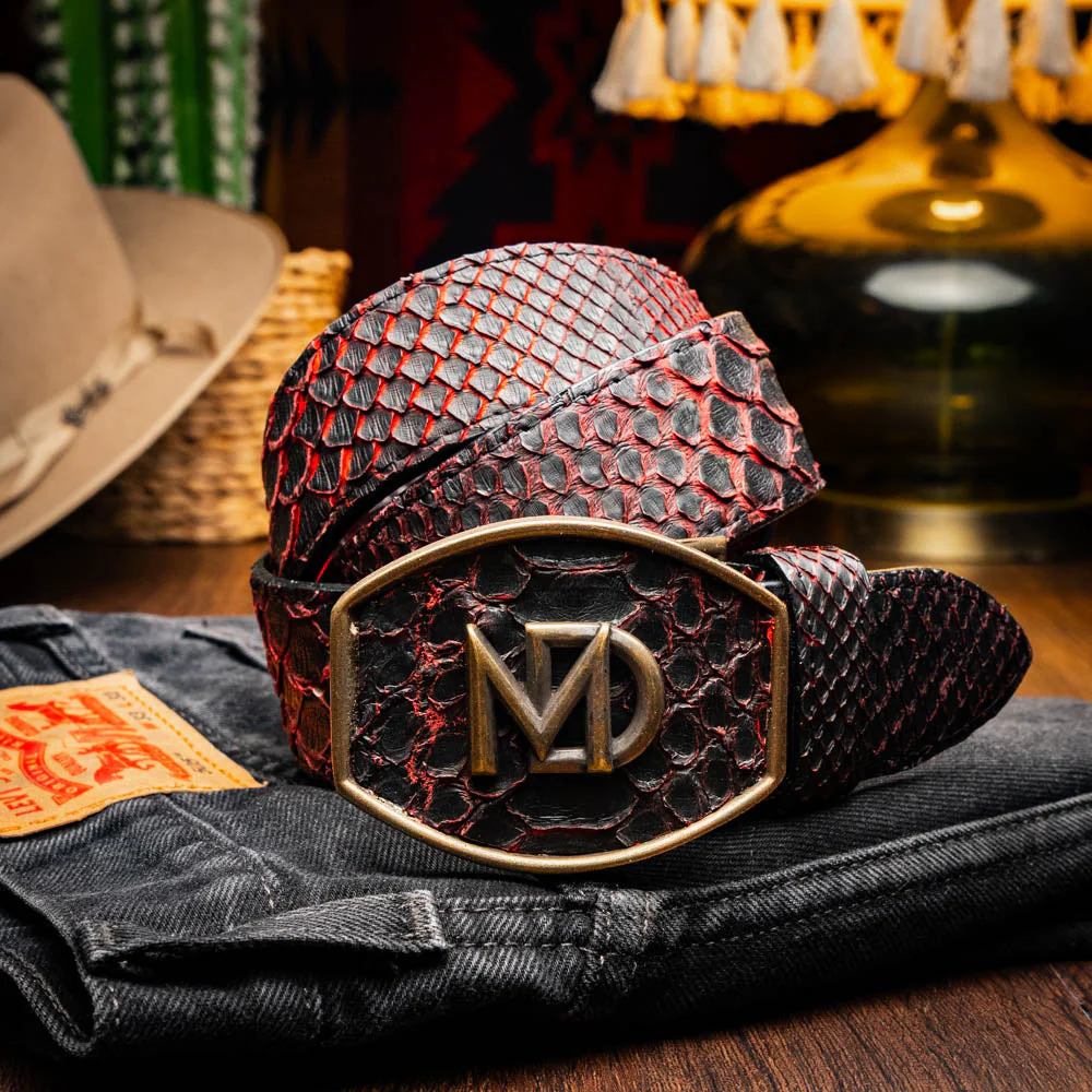 Marco Di Milano Arkansas Belt BlackCherry - Image 5