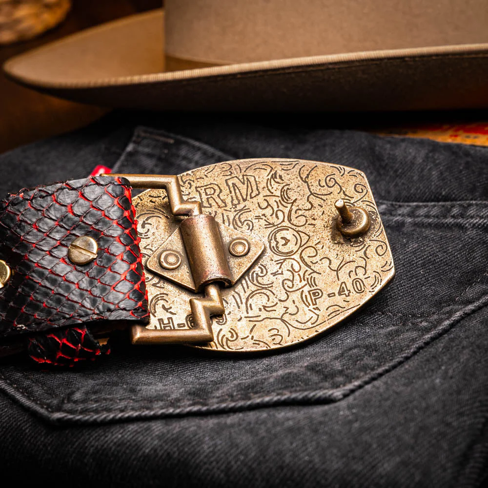 Marco Di Milano Arkansas Belt BlackCherry - Image 7