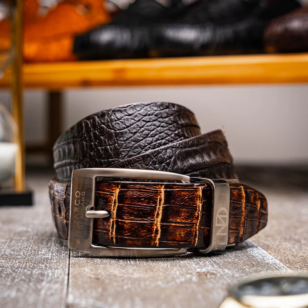 Marco Di Milano Caribe Belt Brown / Pantano - Image 4