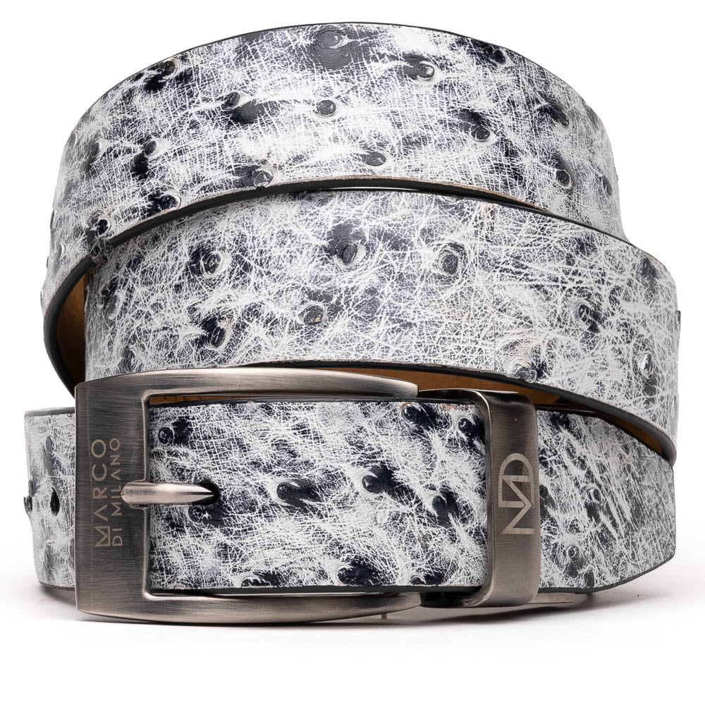 Marco Di Milano Domenico Belt Antique Newspaper