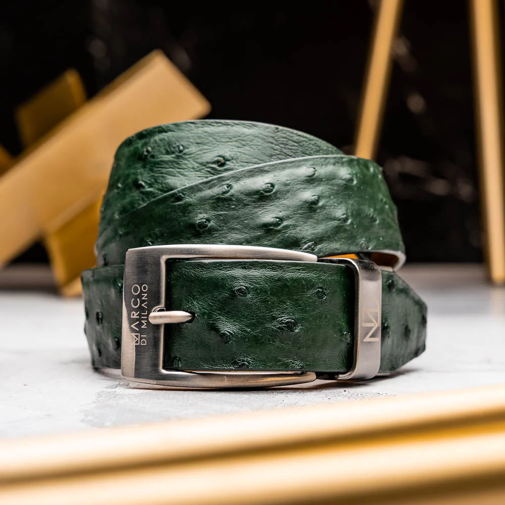 Marco Di Milano Domenico Belt Forest Green - Image 4