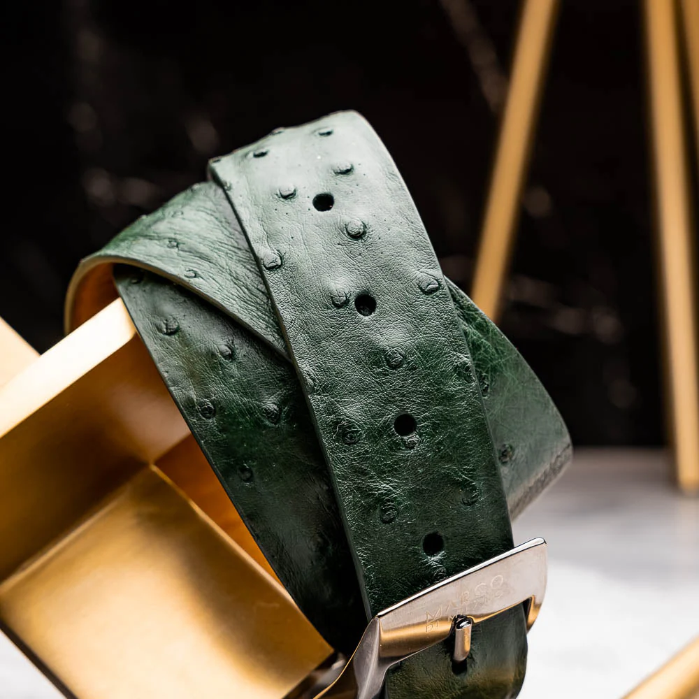 Marco Di Milano Domenico Belt Forest Green - Image 5