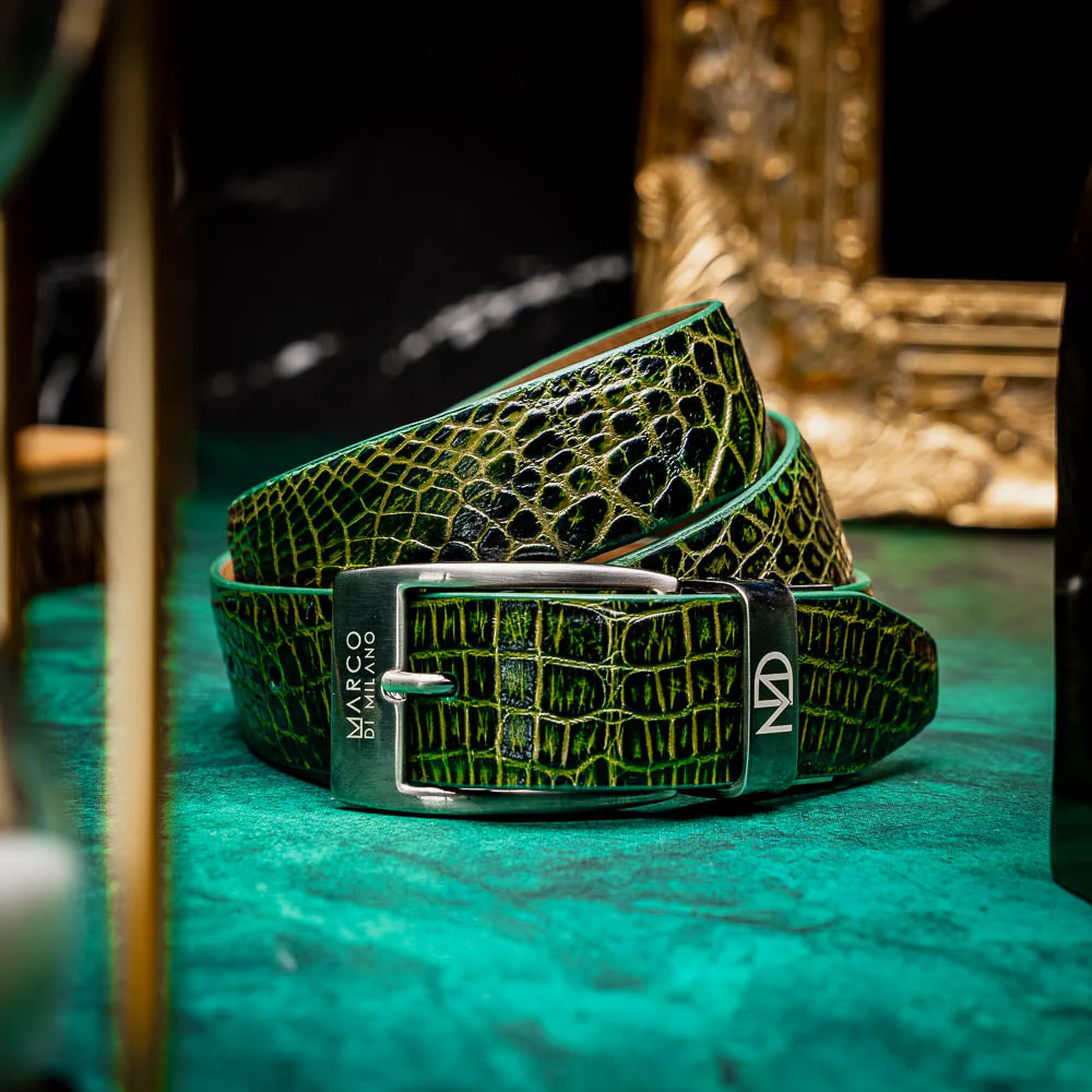 Marco Di Milano Emilio Belt Antique Green - Image 4