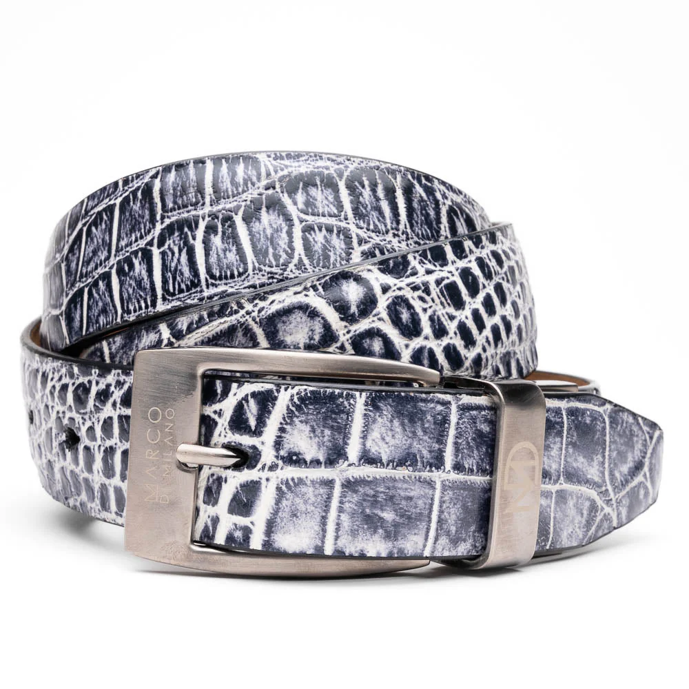 Marco Di Milano Emilio Belt Antique Newspaper