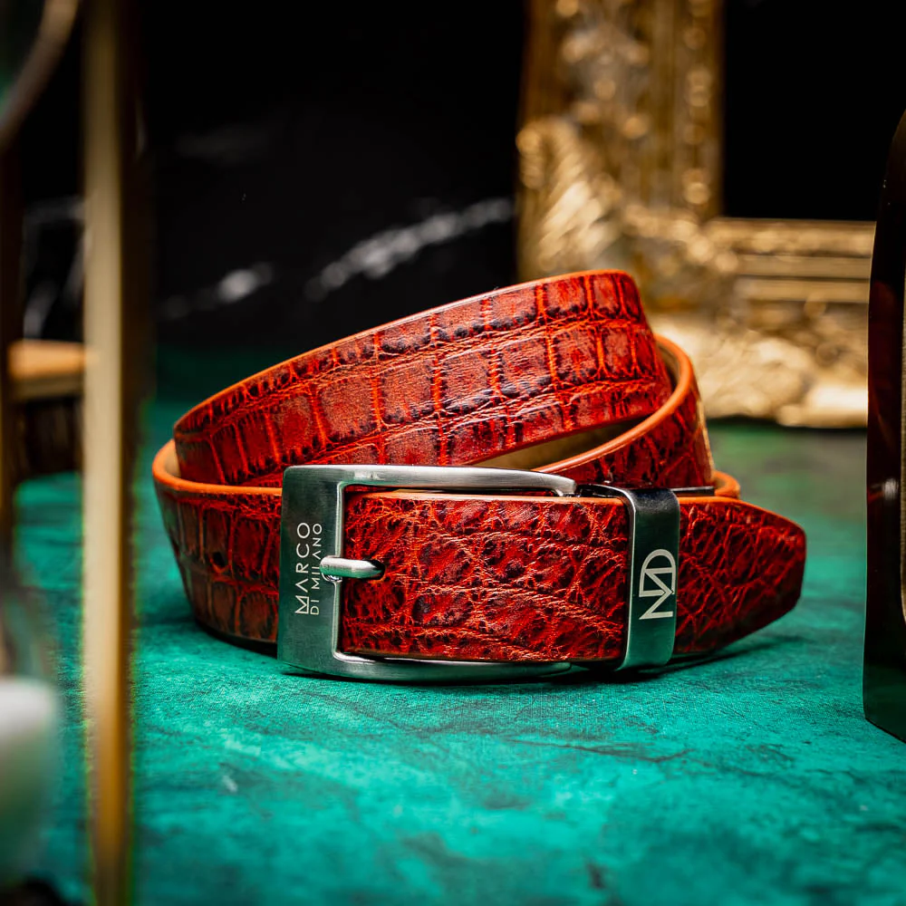 Marco Di Milano Emilio Belt Rustic Cognac - Image 4