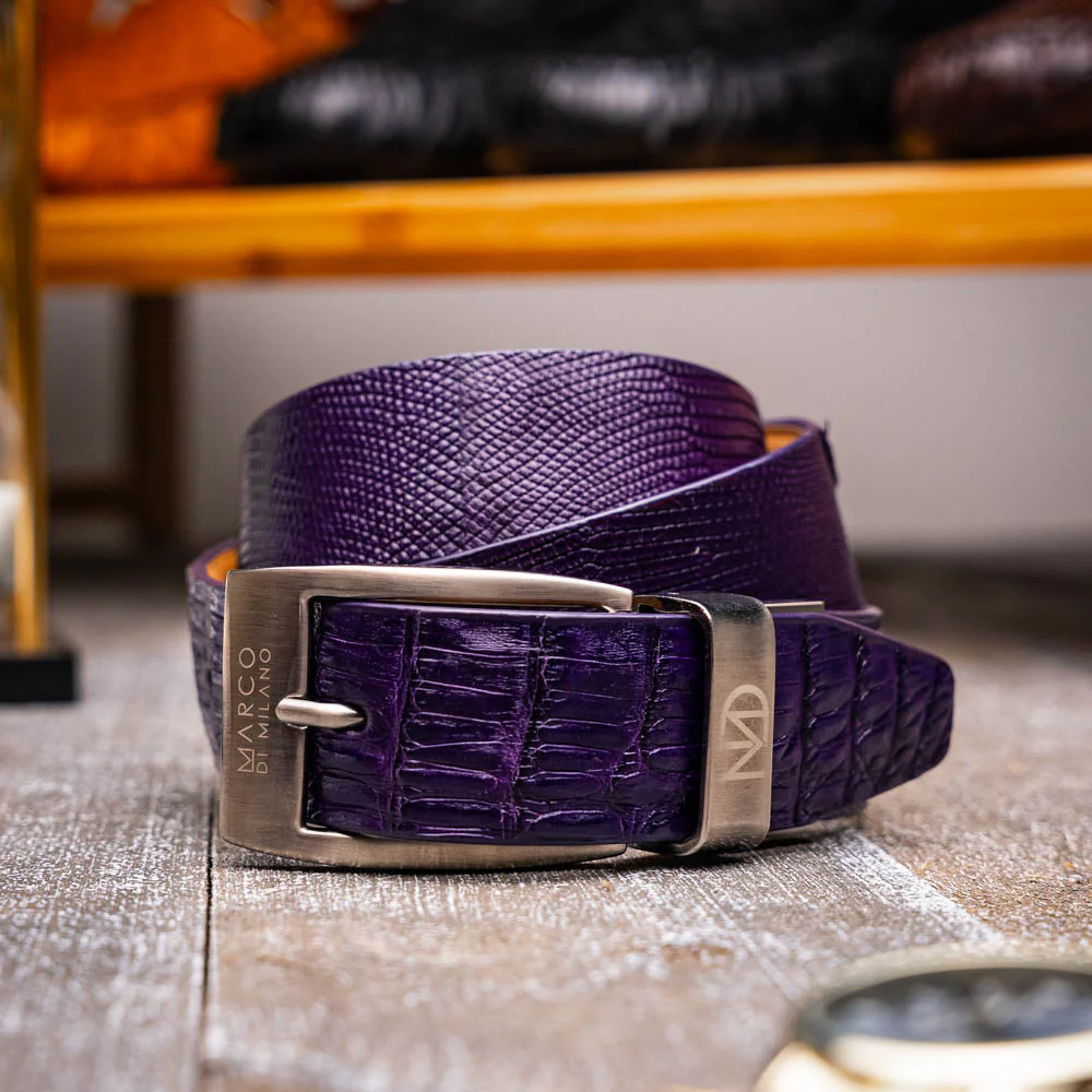 Marco Di Milano Giovanni Belt Purple - Image 4