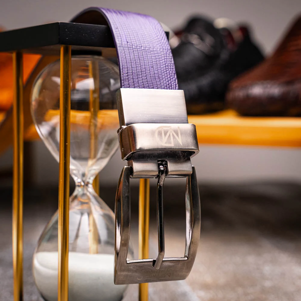 Marco Di Milano Giovanni Belt Purple - Image 5