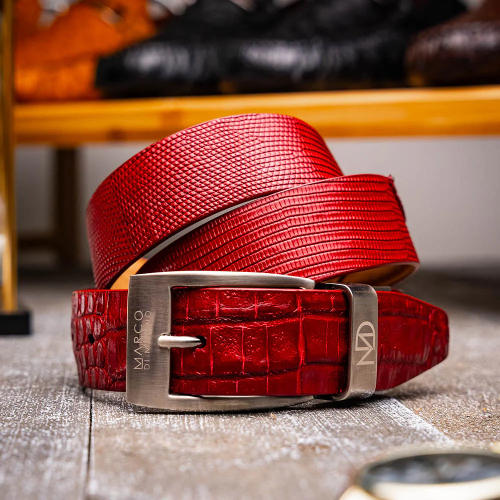 Marco Di Milano Giovanni Belt Red - Image 4