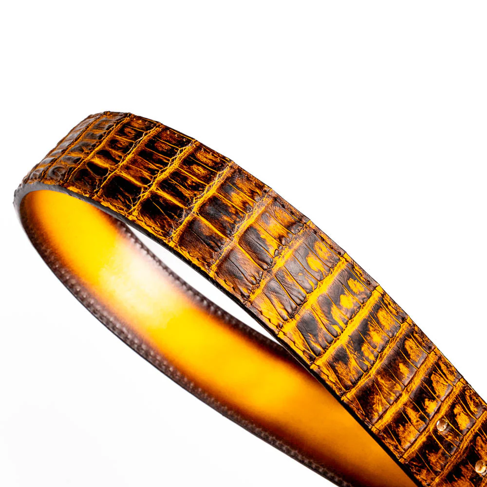 Marco Di Milano Iowa Belt Mustard Brown - Image 4