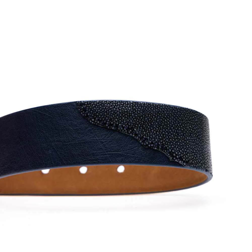 Marco Di Milano Lucca Belt Navy / Navy - Image 2