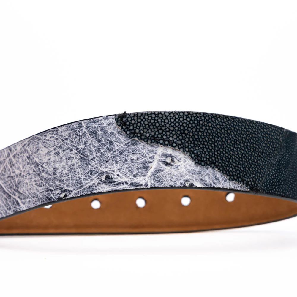 Marco Di Milano Lucca Belt Newspaper / Black - Image 2