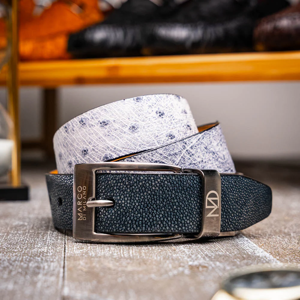 Marco Di Milano Lucca Belt Newspaper / Black - Image 4