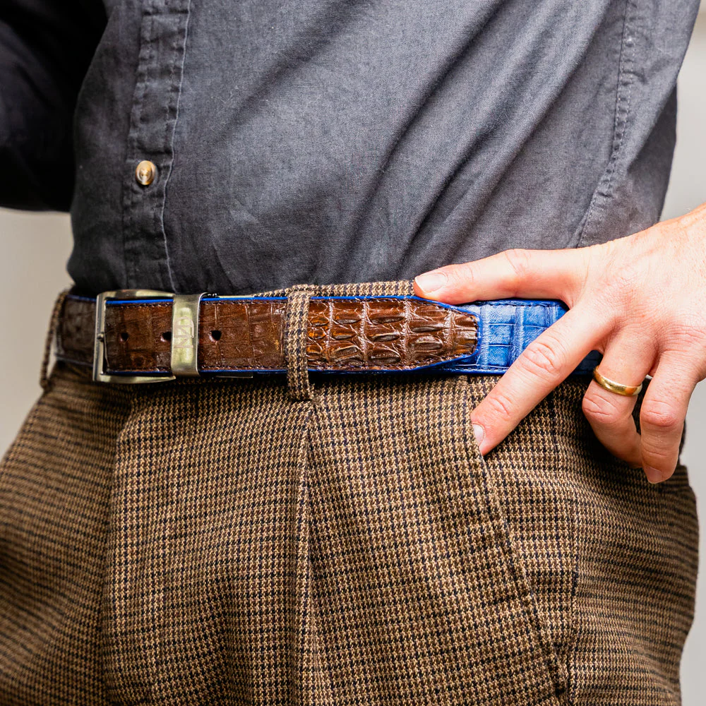 Marco Di Milano Luciano Belt Navy / Brown - Image 6