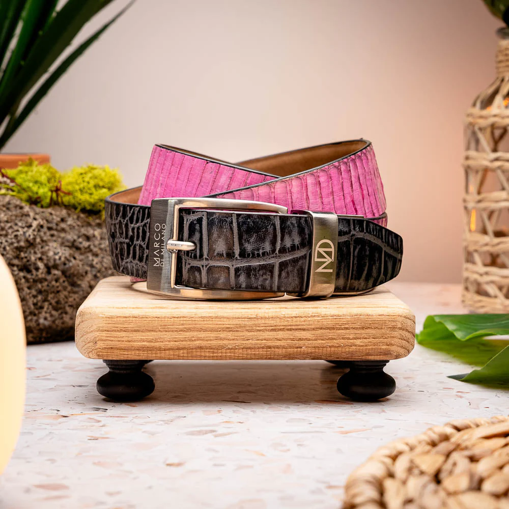 Marco Di Milano Moncalieri Belt Pink / Gray - Image 2