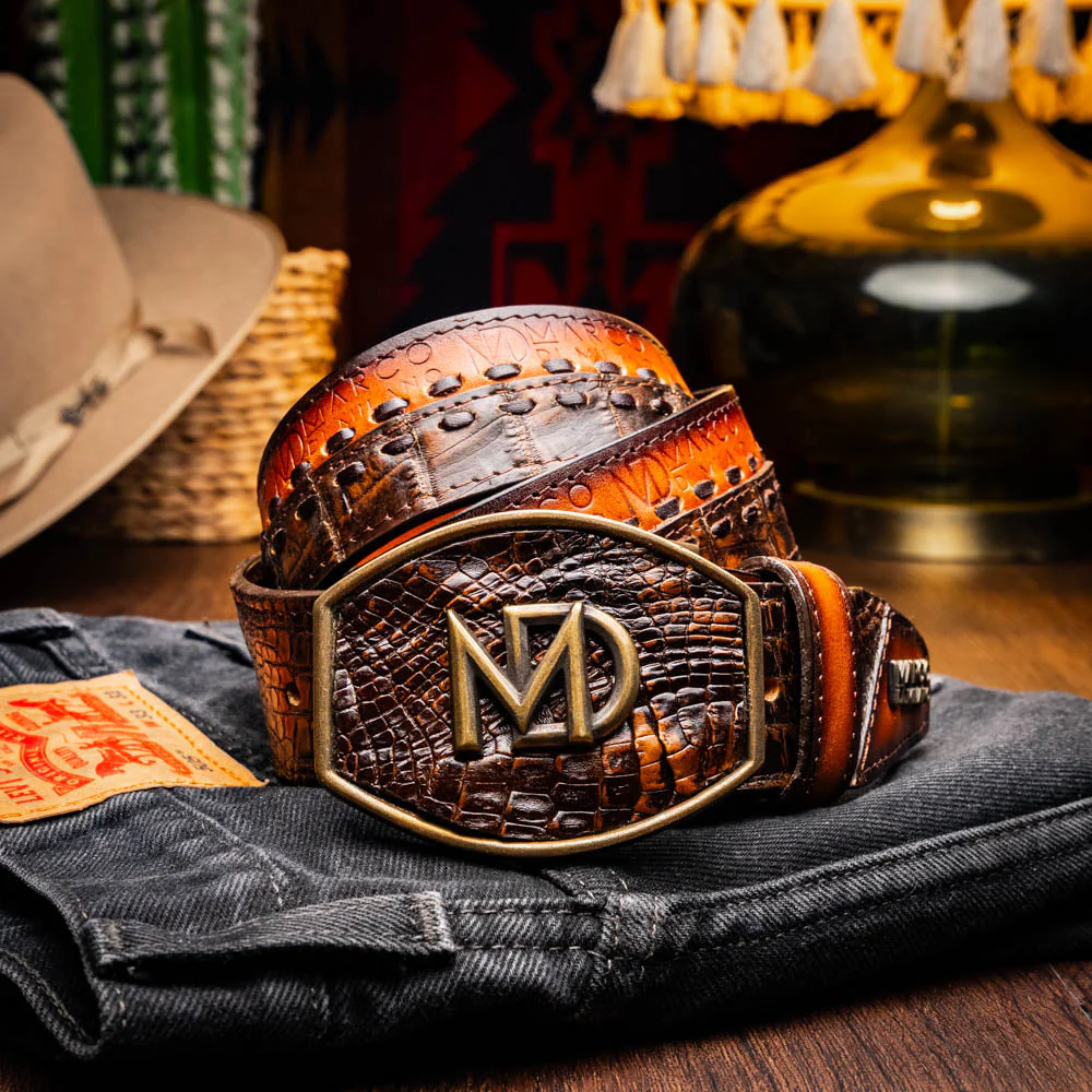 Marco Di Milano Montana Belt Aged Brown - Image 5