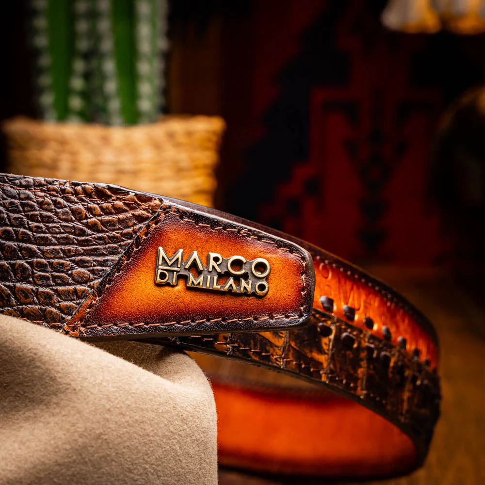 Marco Di Milano Montana Belt Aged Brown - Image 6