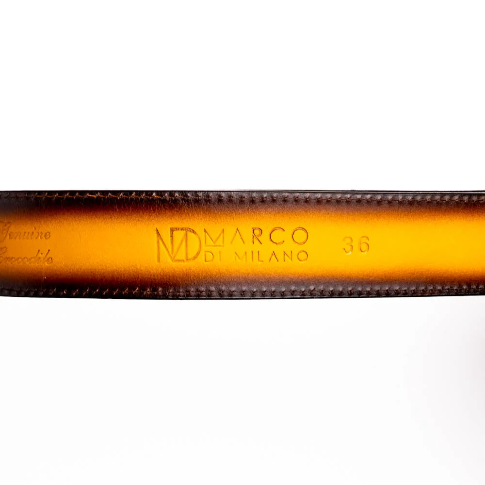 Marco Di Milano Montana Belt Mustard Brown - Image 3