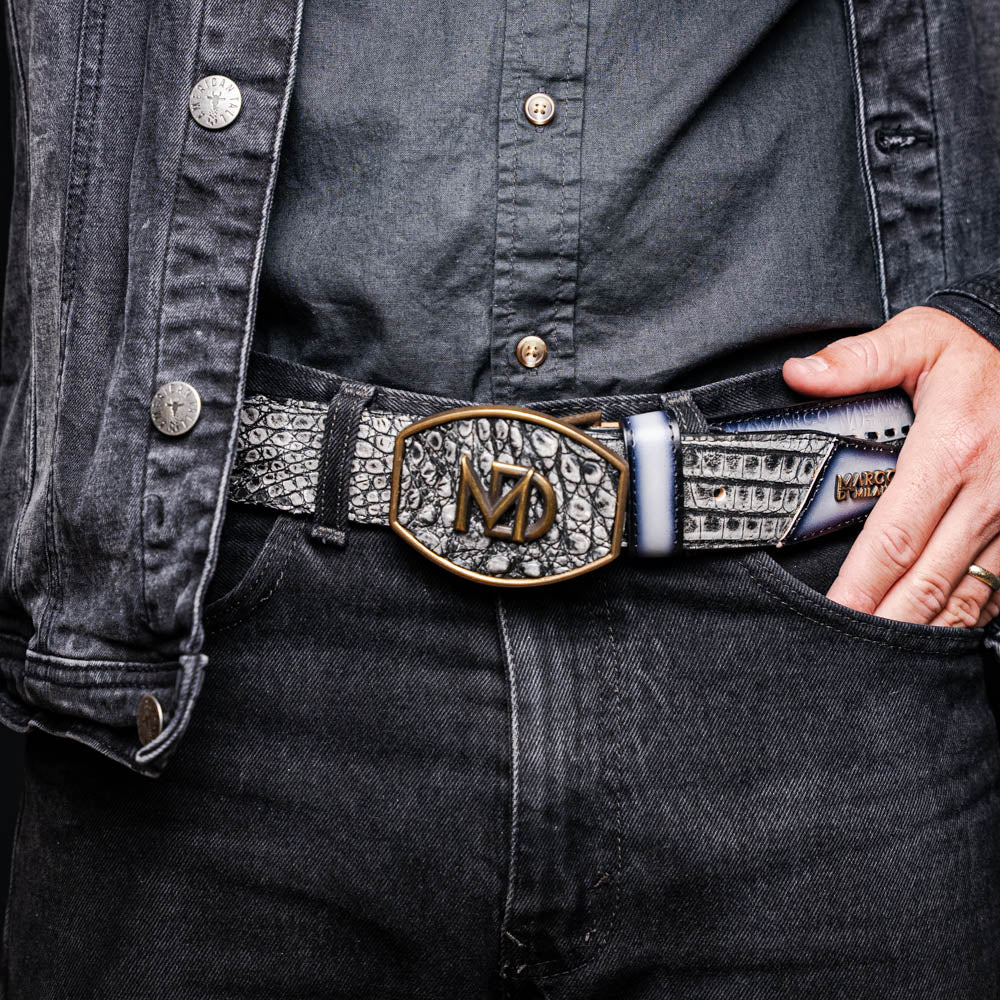 Marco Di Milano Montana Belt Stone Gray - Image 9