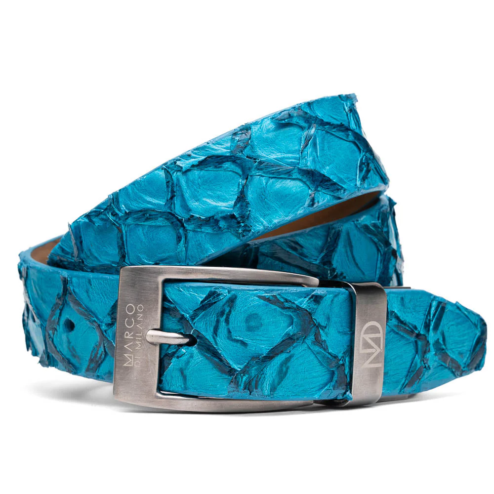 Marco Di Milano Olivieri Belt Caribbean Blue