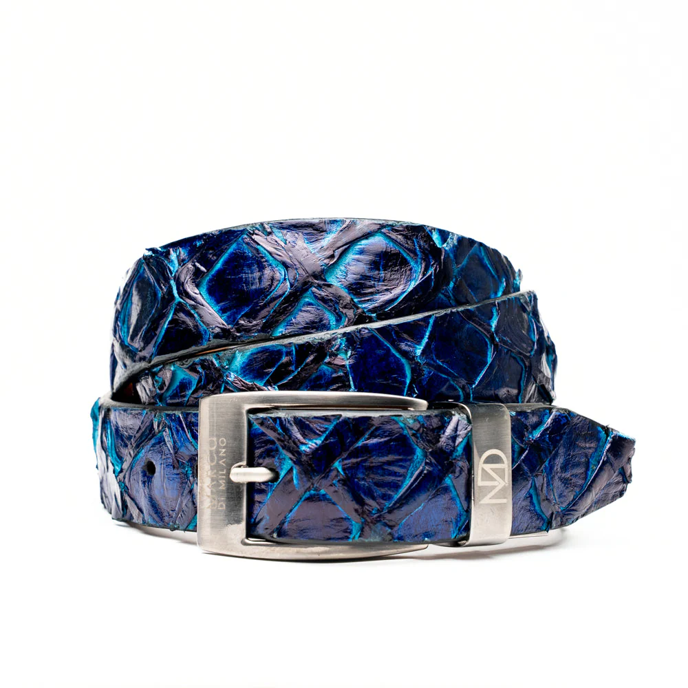 Marco Di Milano Olivieri Belt Royal Blue