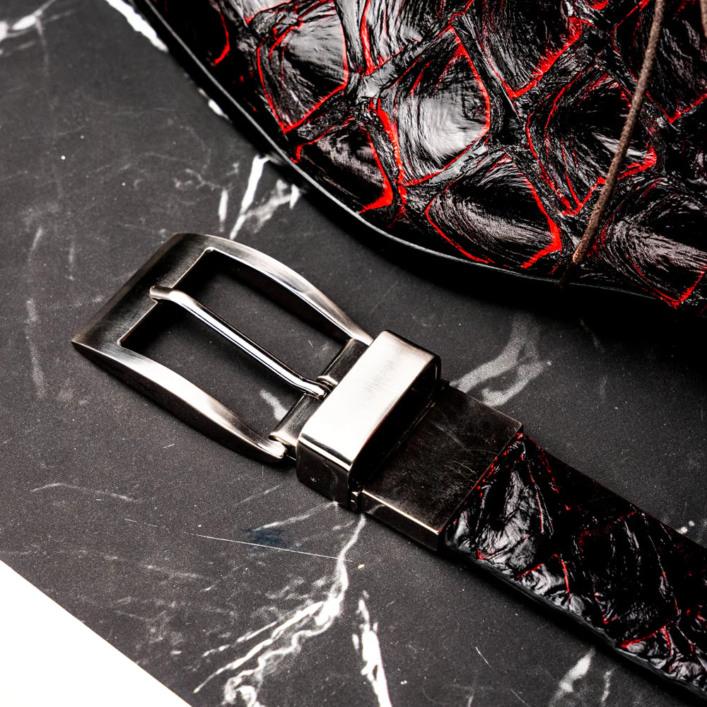 Marco Di Milano Olivieri Belt Blackcherry - Image 3