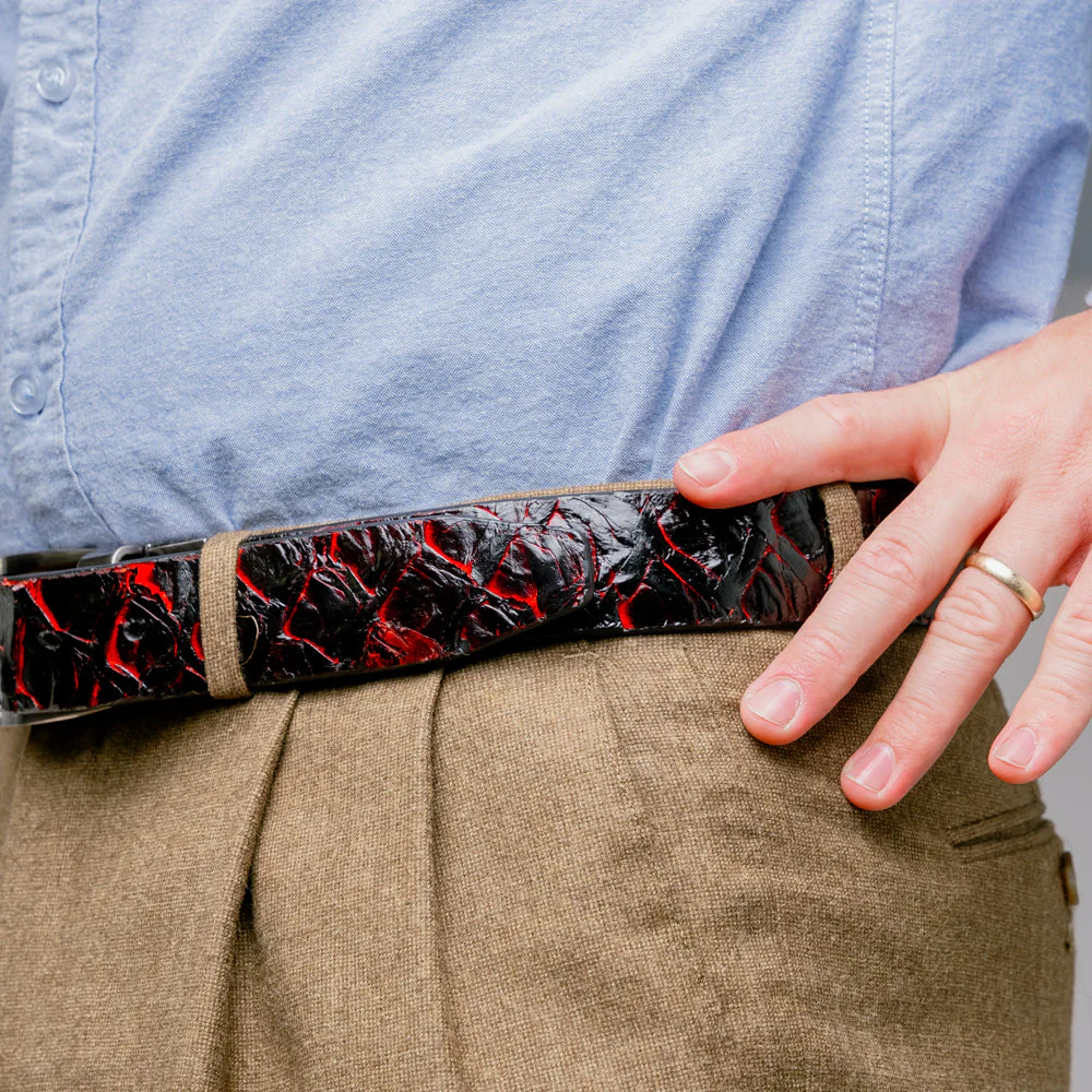Marco Di Milano Olivieri Belt Blackcherry - Image 7
