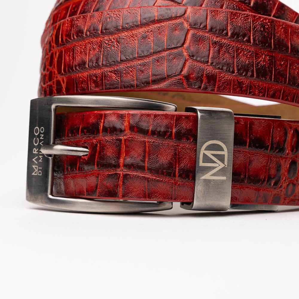 Marco Di Milano Riccardo Belt Antique Red - Image 2
