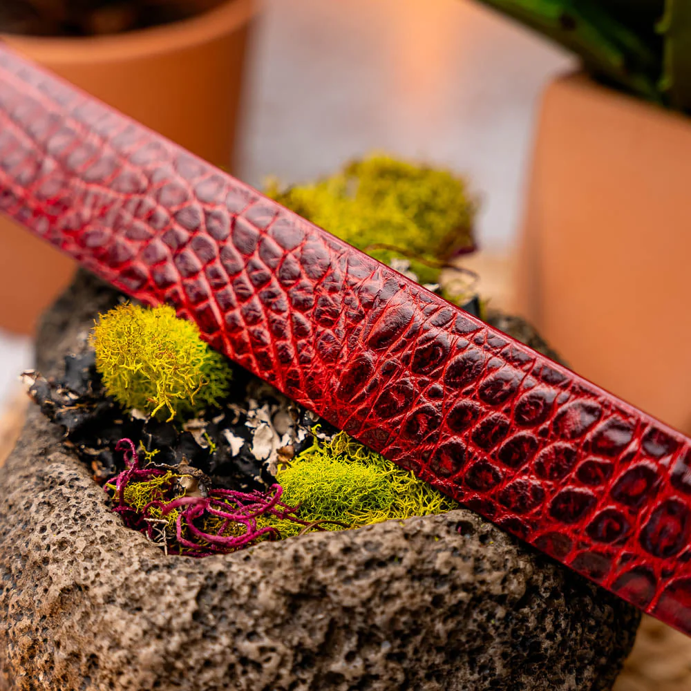 Marco Di Milano Riccardo Belt Antique Red - Image 5