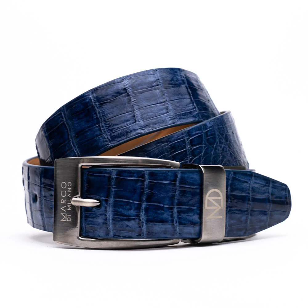 Marco Di Milano Riccardo Belt Blue Jeans