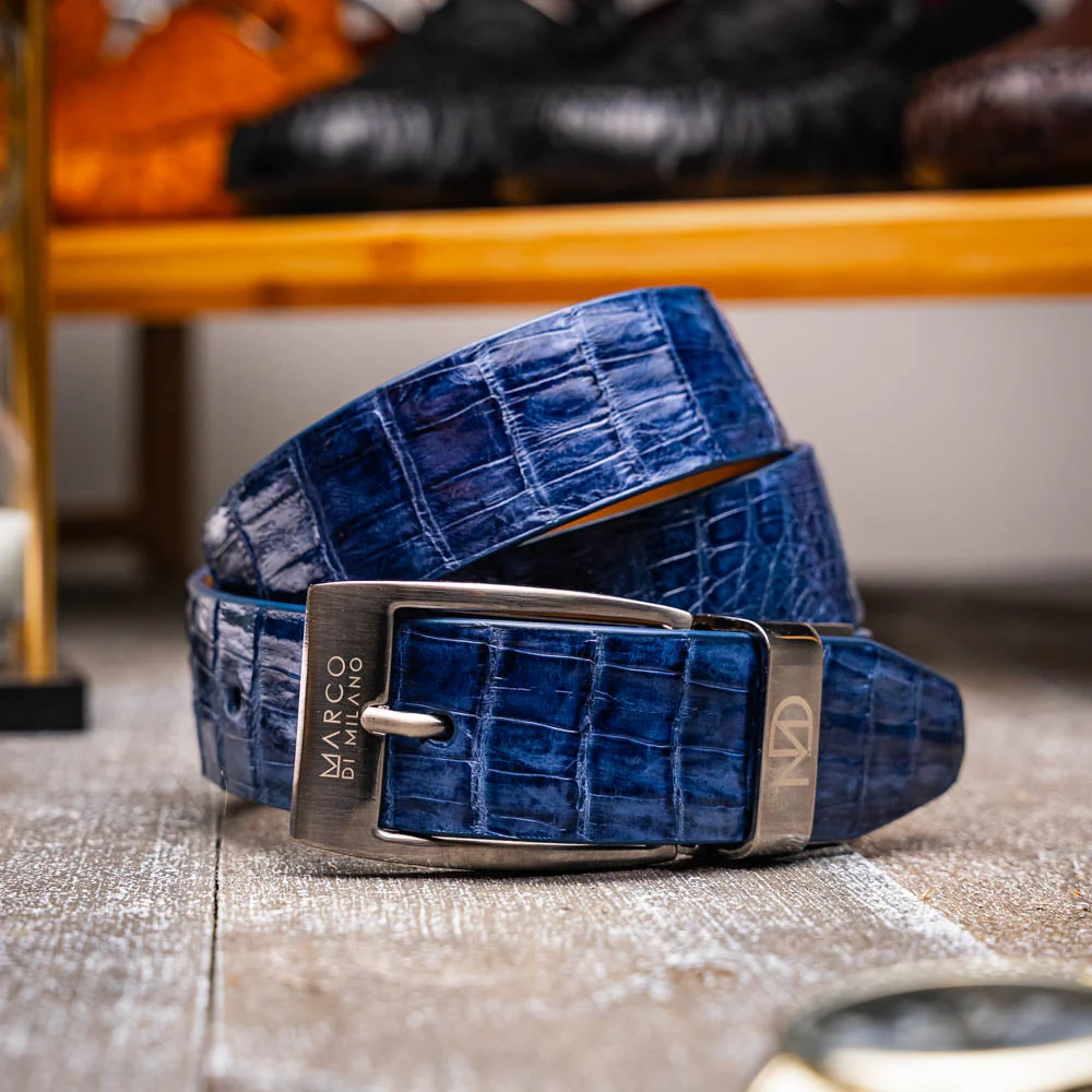 Marco Di Milano Riccardo Belt Blue Jeans - Image 4