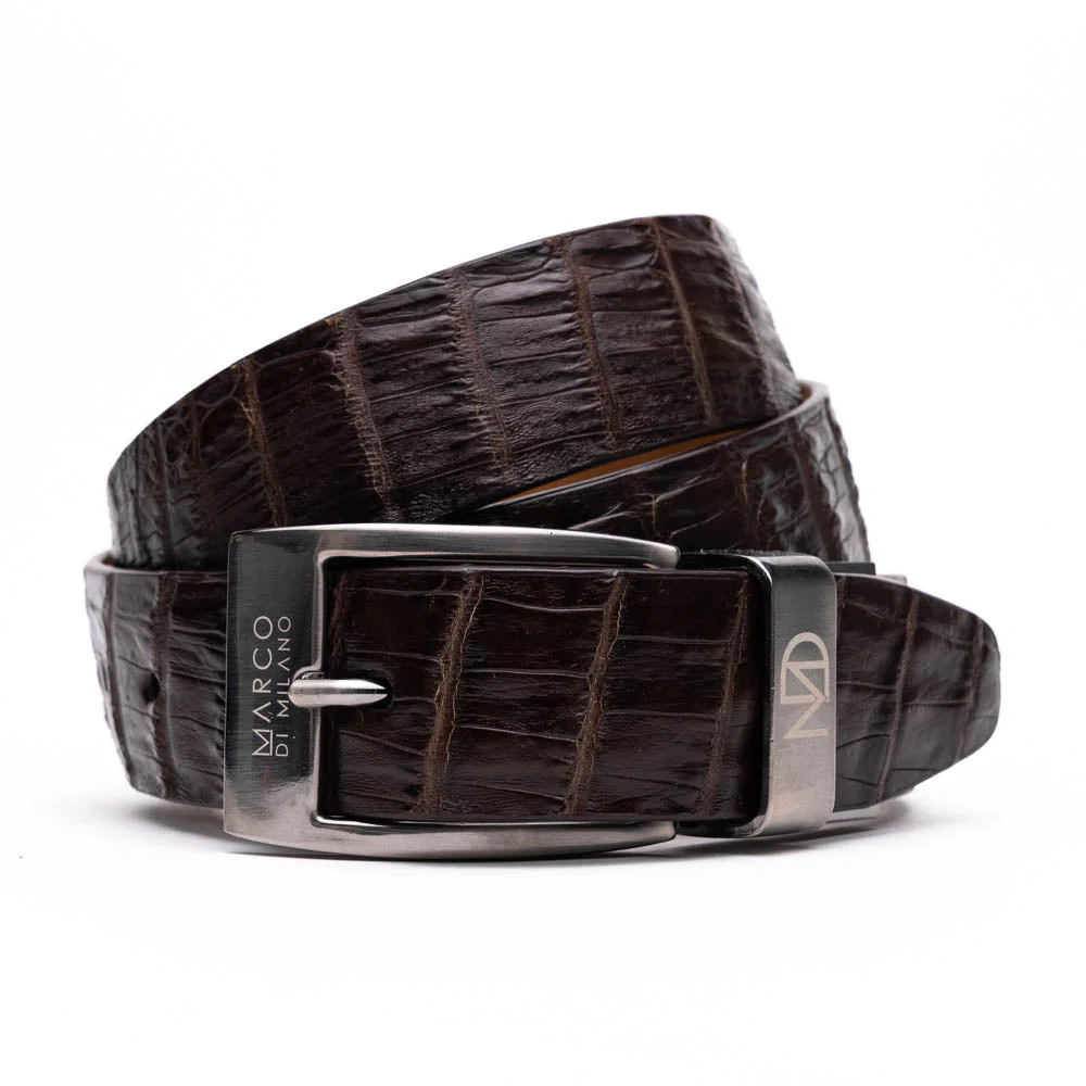 Marco Di Milano Riccardo Belt Dark Brown