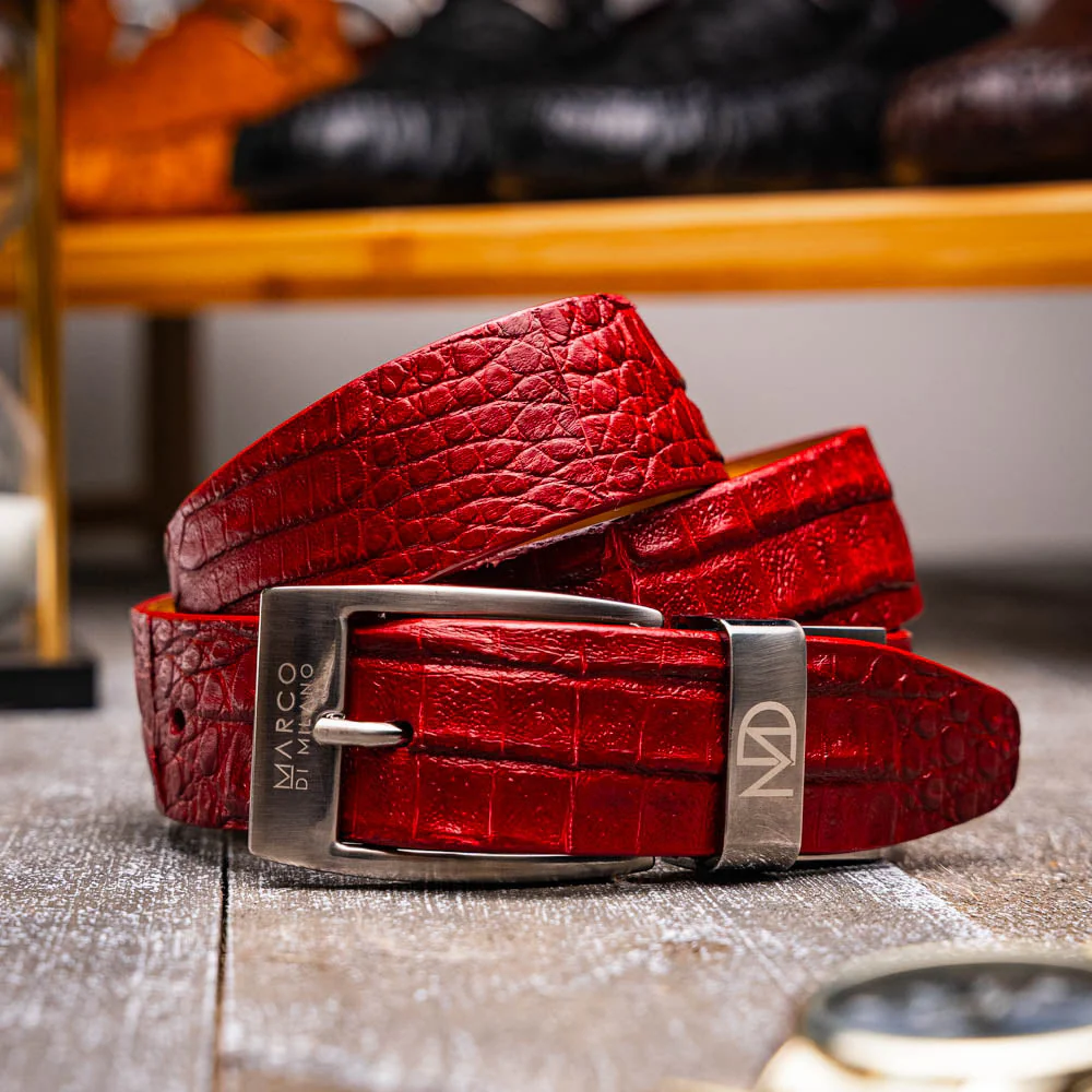 Marco Di Milano Riccardo Belt Red - Image 3