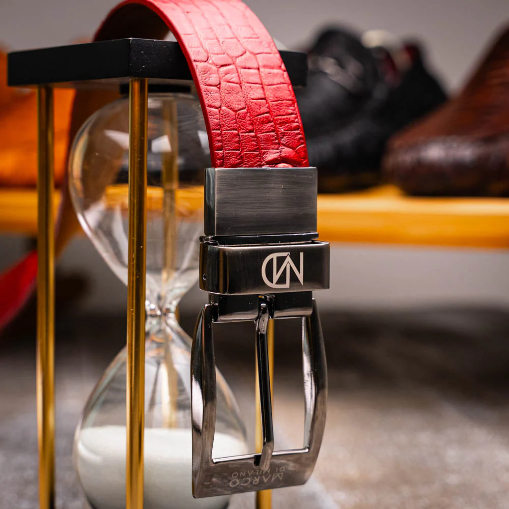 Marco Di Milano Riccardo Belt Red - Image 4