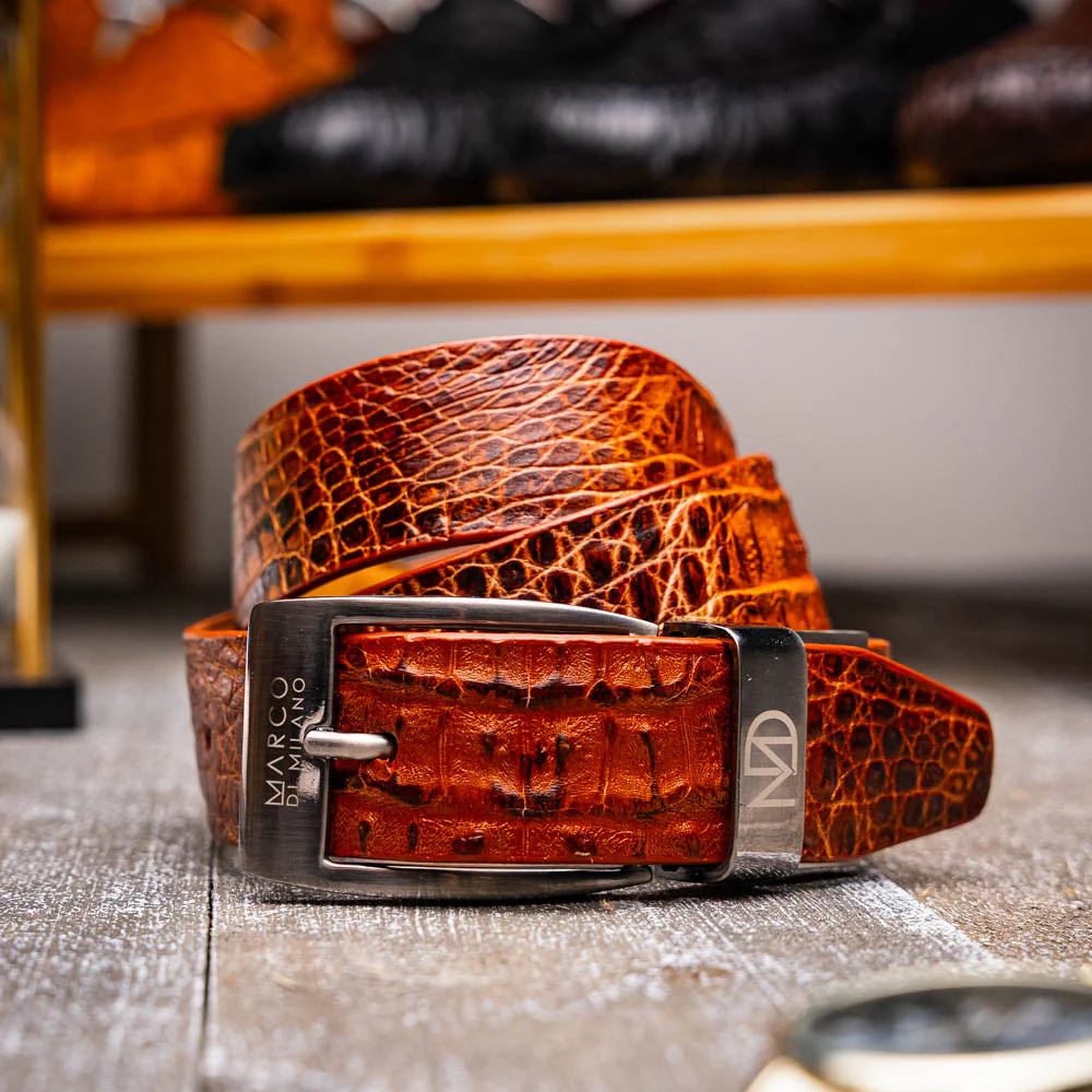 Marco Di Milano Silvio Belt Rustic Cognac - Image 4