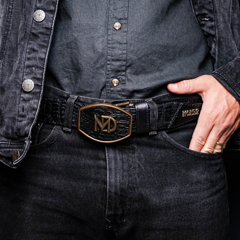 Marco Di Milano Texas Belt Black - Image 9