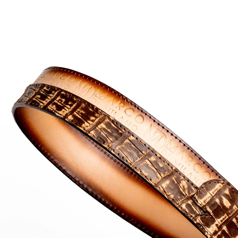 Marco Di Milano Texas Belt Stone Brown - Image 4