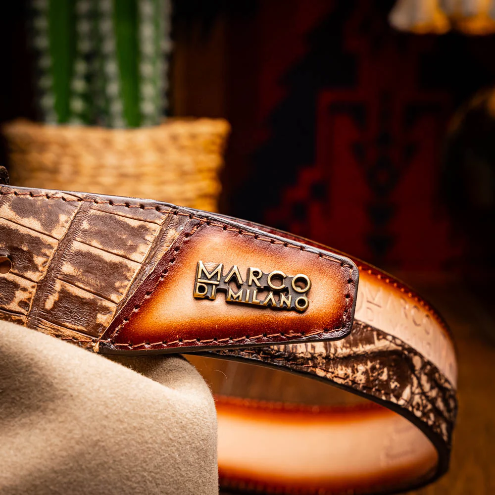 Marco Di Milano Texas Belt Stone Brown - Image 6