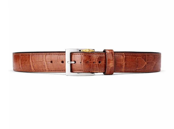 MEN 2008 COGNAC-44-ALLIGATOR BELT - Image 4