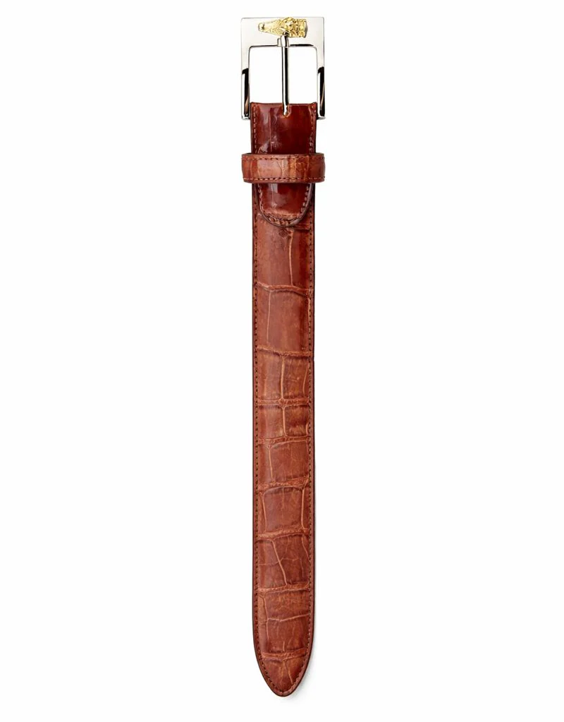 MEN 2008 COGNAC-44-ALLIGATOR BELT - Image 6