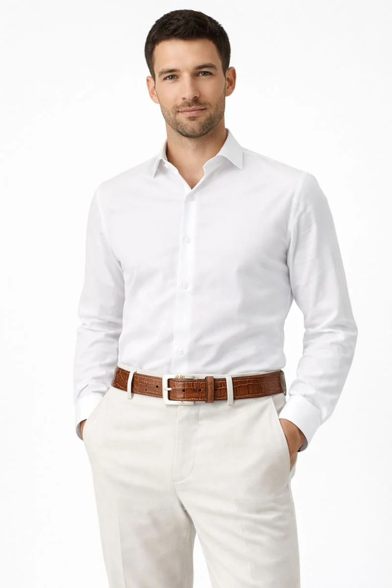 MEN 2008 COGNAC-44-ALLIGATOR BELT - Image 7