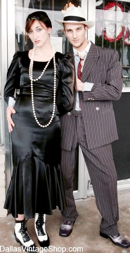 Men’s Brown Pinstripe Bonnie and Clyde Costume Suit – Vintage Gangster 1920s Outfit for Party, Halloween and Themed Events - Image 16