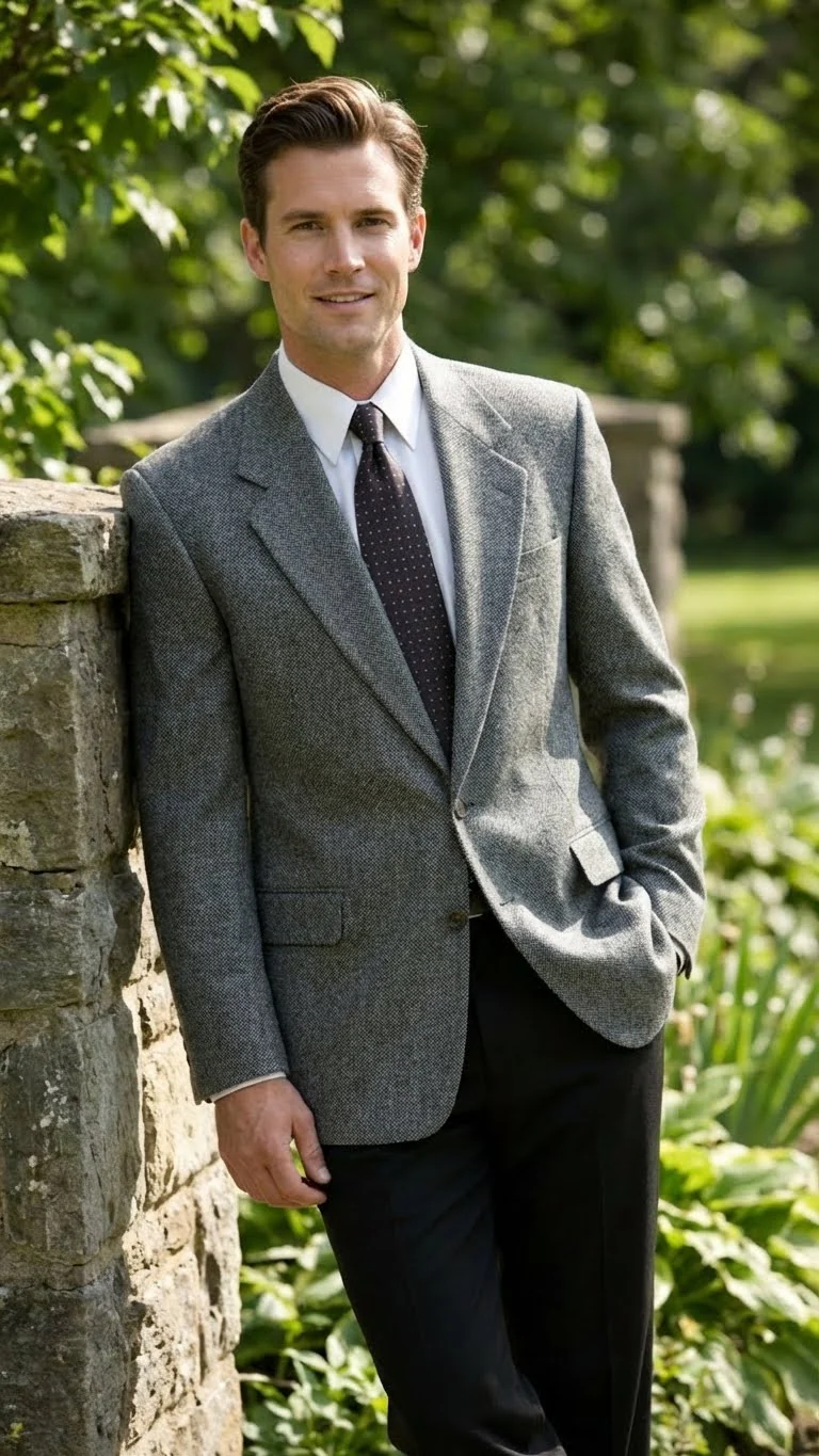 Men’s Dark Grey Blazer – Charcoal Grey Sport Coat Jacket - Image 8