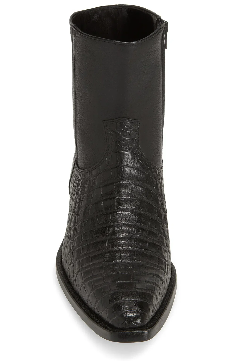 Men’s Dress Ankle Boots – Los Altos Boots – Black Western Style - Image 5