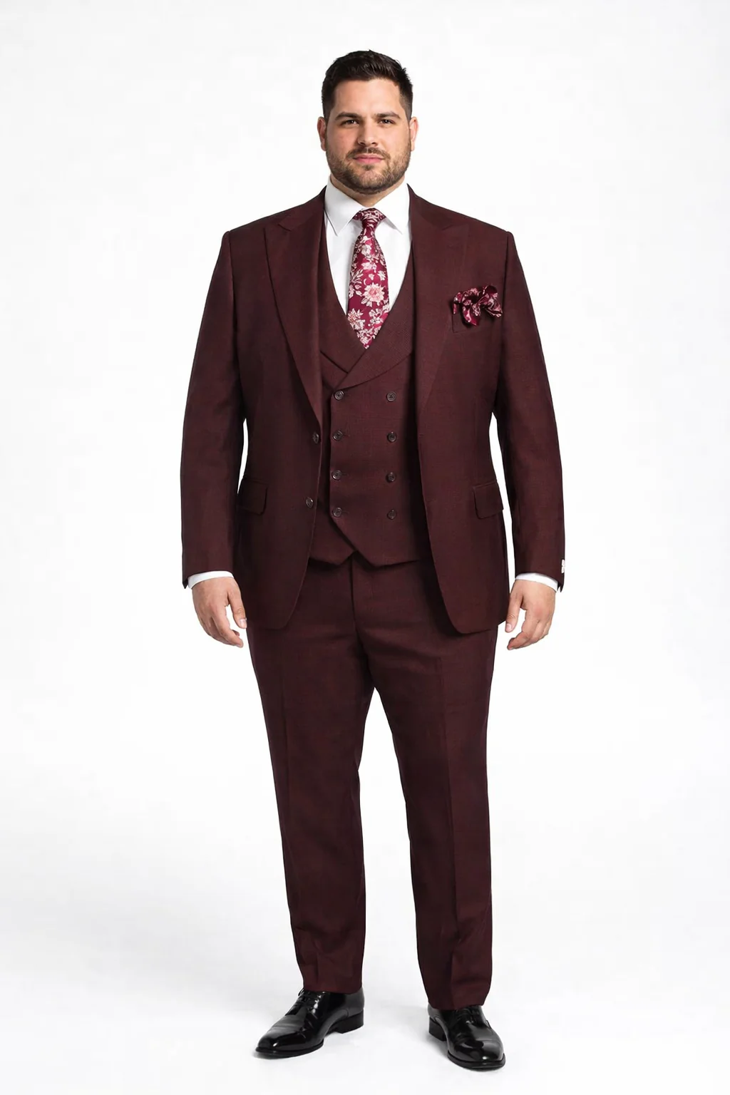 Rossiman Men's Formal Dress Suit – Elegant Tailored Suit - Image 6