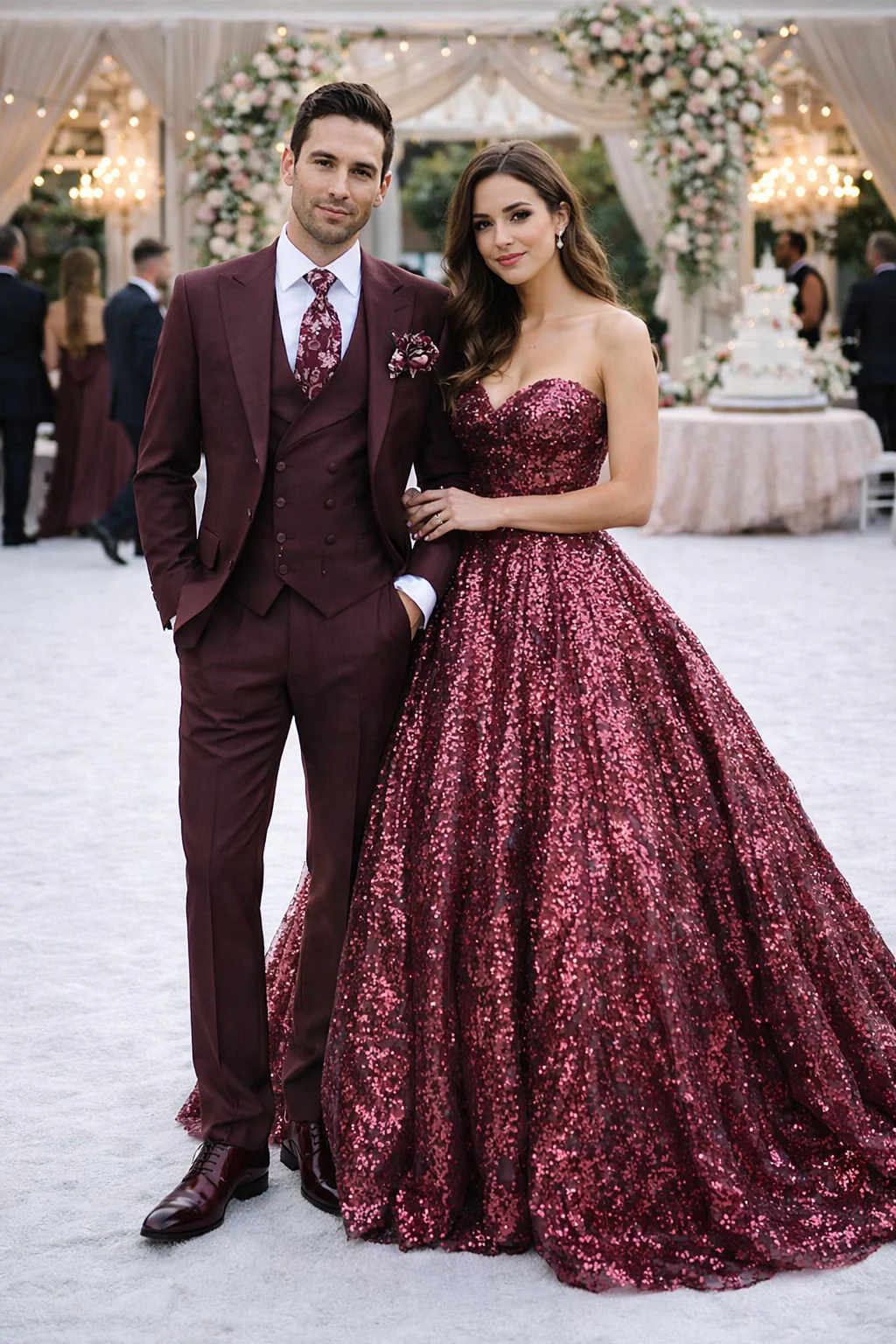 Rossiman Men's Formal Dress Suit – Elegant Tailored Suit - Image 8