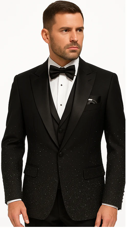 Men’s Formal Tuxedo in Black – After Six Classic Style - Image 5