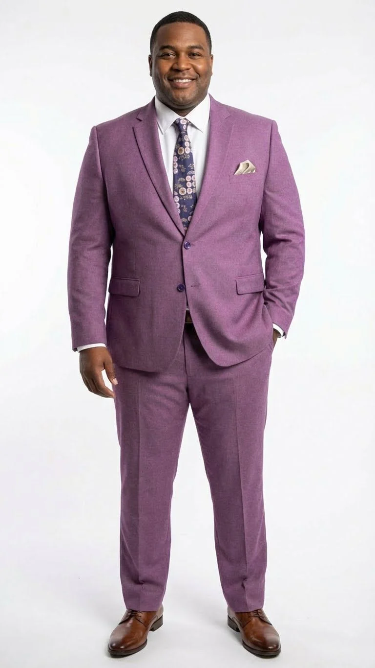 Men’s Light Purple Suit Blazer and Suit Jacket Mauve – Formal Wedding & Party Wear Coat for Business Prom and Church - Image 6